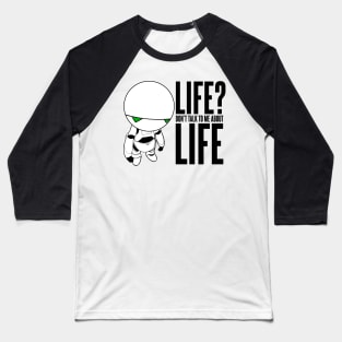 Marvin Don't Talk to Me About Life Baseball T-Shirt